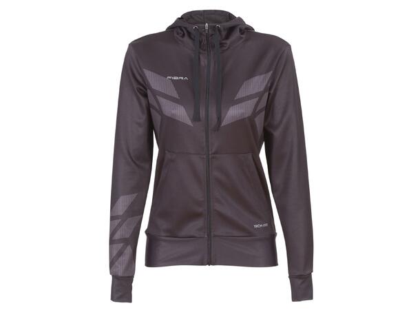 FIBRA Sync Hood Zip W Svart XS Träningströja dam 