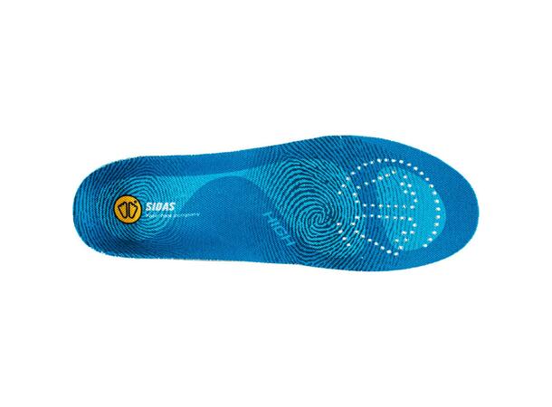 SIDAS 3FEET® HIGH Blå XXL Formade iläggssulor högt fotvalv 