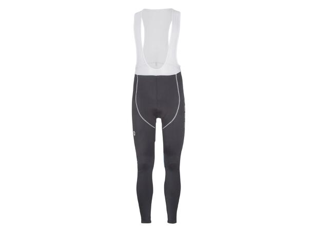 FIBRA Elite Bike Long Tights Svart S Långa cykelbyxor med hängslen 