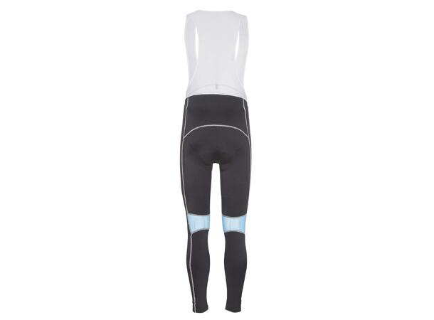 FIBRA Elite Bike Long Tights Svart S Långa cykelbyxor med hängslen 