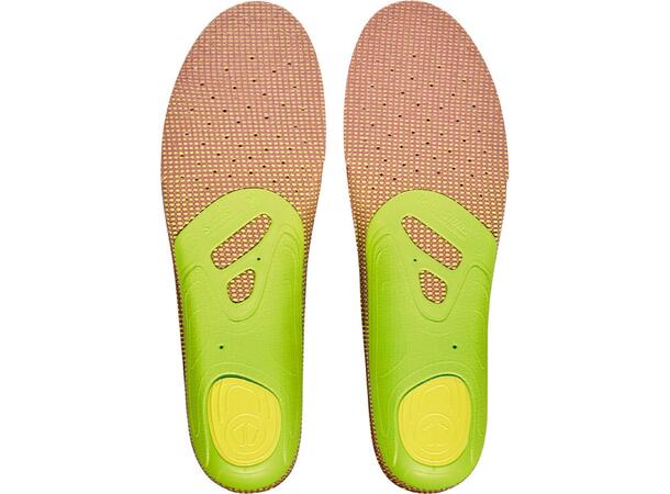 SIDAS 3FEET OUTDOOR MID Grön M Formade iläggssulor medelhögt fotvalv 