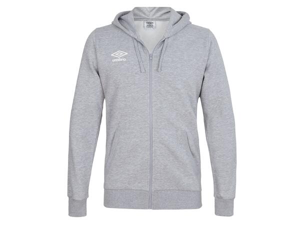 UMBRO Fleece Zip Through Hoody Grå L Luvtröja med dragkedja 