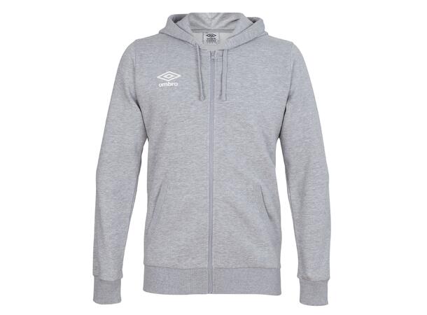UMBRO Fleece Zip Through Hoody Grå L Luvtröja med dragkedja 