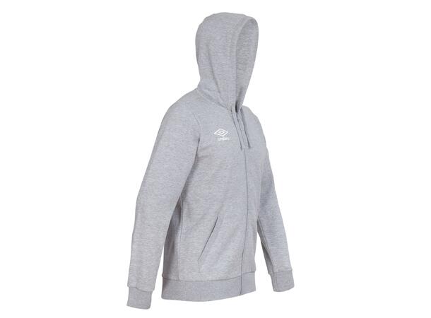 UMBRO Fleece Zip Through Hoody Grå L Luvtröja med dragkedja 