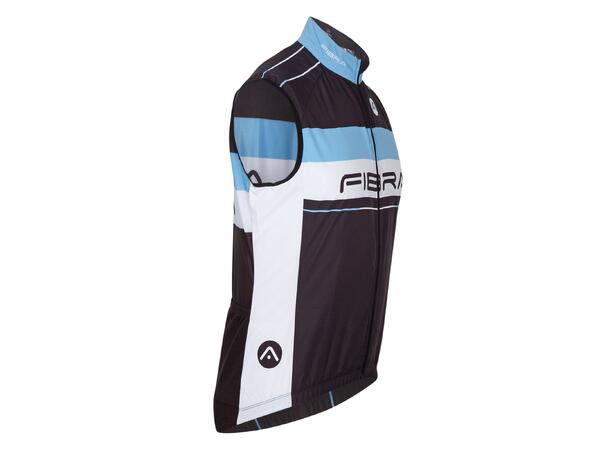 FIBRA Elite Bike Wind Vest Svart S Vindtät cykelväst 