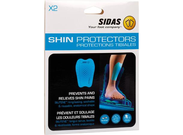 SIDAS SHIN PROTECTORS XL (x2) Blå 2-pack gelskydd för smalbenen 