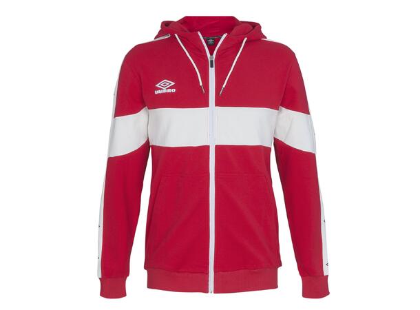 UMBRO Core X Hood Jacket Röd M Luvtröja med dragkedja 
