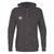 UMBRO Basic Hood Jacket Jr Svart 152 Luvtröja med dragkedja junior 