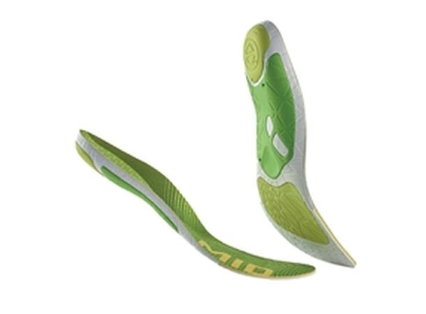 SIDAS 3FEET RUN SENSE MID Grön XL Formade iläggssulor medelhögt fotvalv 