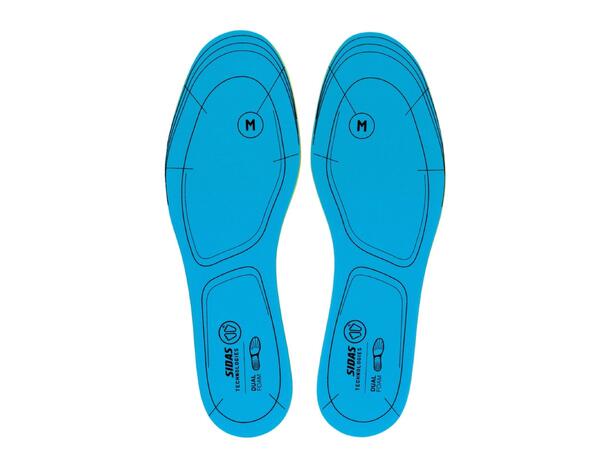 SIDAS IMPACT REDUCER DUAL FOAM Grön S Tunna iläggssulor för löpning 