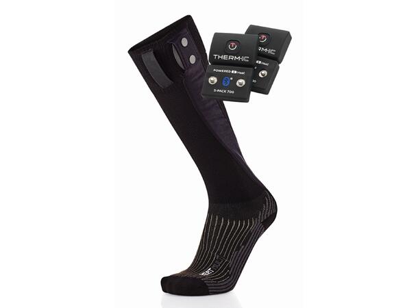 THERM-IC SOCK SET MULTI+700B Svart 39-41 Set med strumpor, batteri och laddkabel 