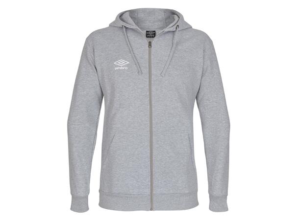 UMBRO Basic Hood Jacket Jr Grå 152 Luvtröja med dragkedja junior 