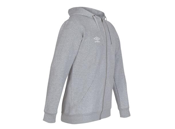 UMBRO Basic Hood Jacket Jr Grå 152 Luvtröja med dragkedja junior 