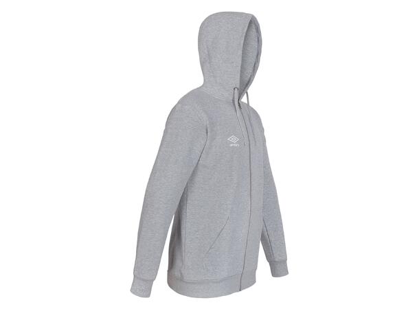 UMBRO Basic Hood Jacket Jr Grå 152 Luvtröja med dragkedja junior 