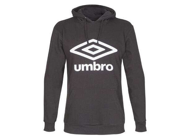 UMBRO Basic Logo Hood Jr Svart 164 Luvtröja med stor logo junior 