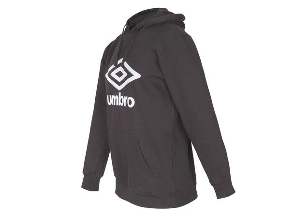 UMBRO Basic Logo Hood Svart XL Luvtröja med stor logo 