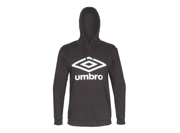 UMBRO Basic Logo Hood Svart XL Luvtröja med stor logo 