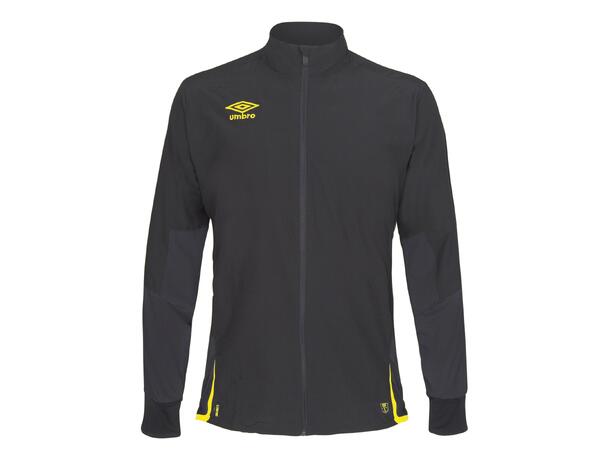 UMBRO UX Elite Trn Jkt Svart/Gul XXL Vindtät träningsjacka 