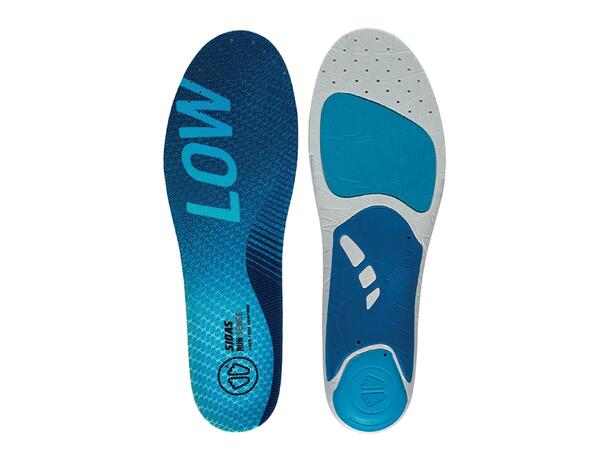 SIDAS 3FEET RUN SENSE LOW Blå XL Formade iläggssulor lågt fotvalv 