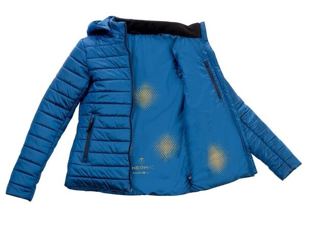 THERM-IC POWER JKT CASUAL WMN Blå XL Värmejacka (inkl U-pack, exkl.Powerbank) 