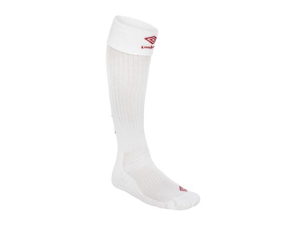 UMBRO UX Elite Fotb.Str Vit/Röd 35-39 Fotbollstrumpa elit 