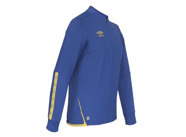 UMBRO UX Elite Half Zip Jr Blå/Gul 152 Träningströja med krage junior 