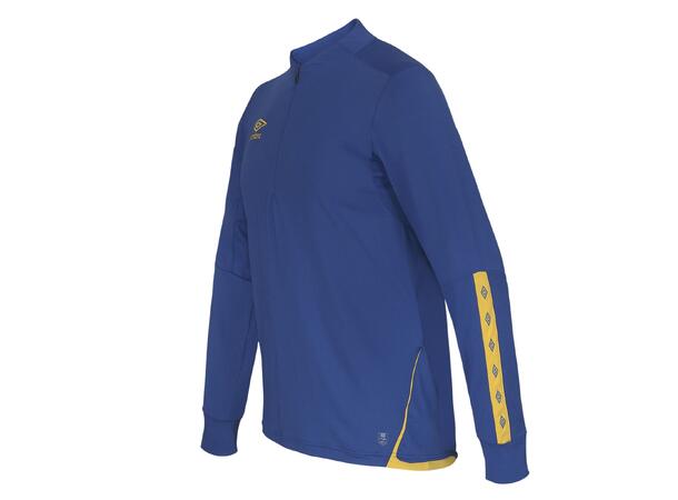 UMBRO UX Elite Half Zip Jr Blå/Gul 152 Träningströja med krage junior 