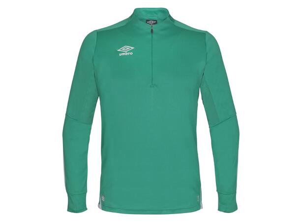 UMBRO UX Elite Half Zip Jr Grön/Vit 152 Träningströja med krage junior 