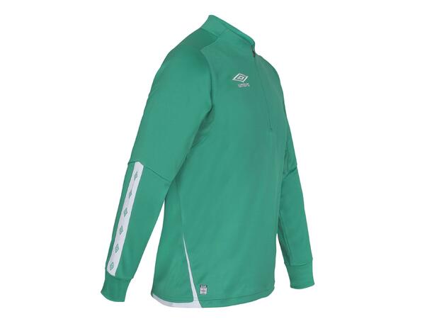 UMBRO UX Elite Half Zip Jr Grön/Vit 152 Träningströja med krage junior 