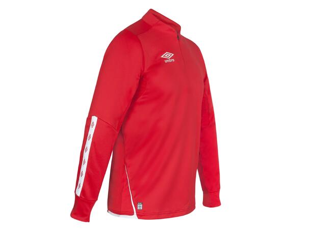 UMBRO UX Elite Half Zip Jr Röd/Vit 152 Träningströja med krage junior 