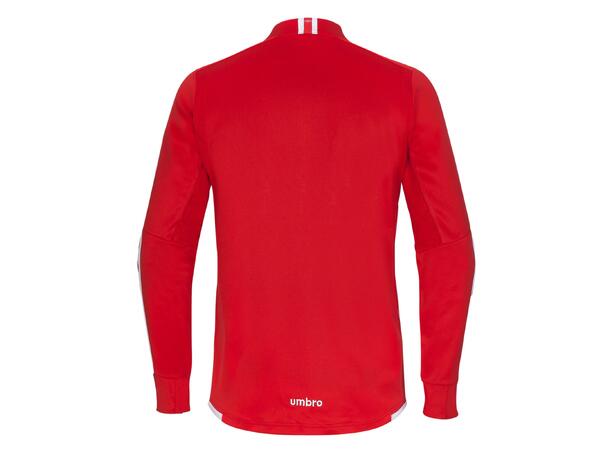 UMBRO UX Elite Half Zip Jr Röd/Vit 152 Träningströja med krage junior 