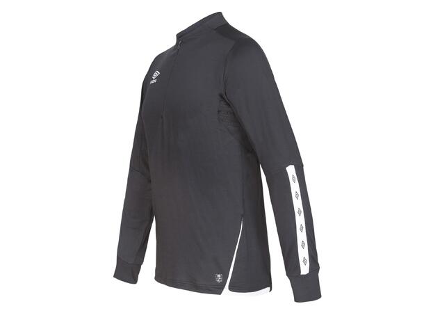 UMBRO UX Elite Half Zip Jr Svart/Vit 152 Träningströja med krage junior 