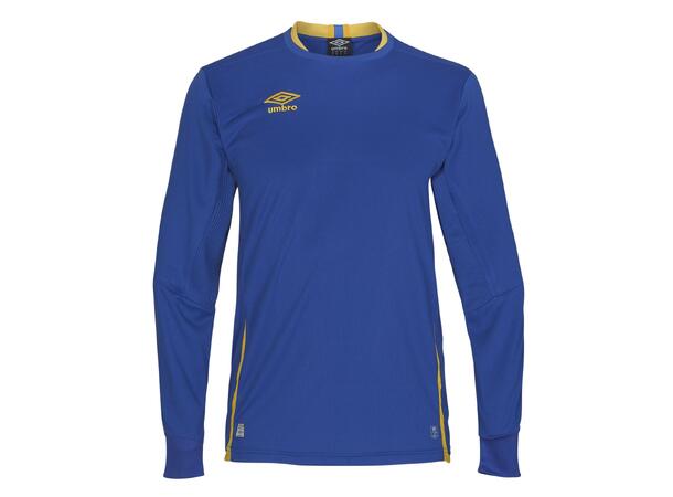 UMBRO UX Elite LS Jsy Blå/Gul XS Matchtröja lång ärm 