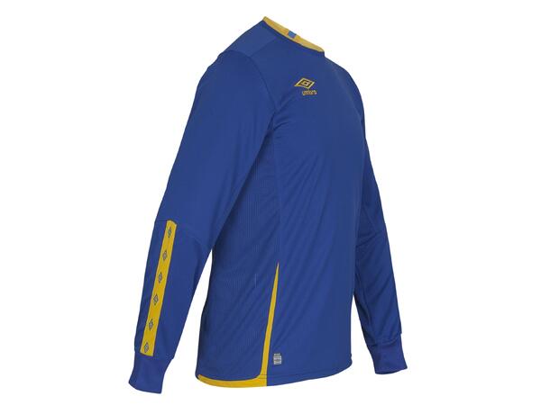 UMBRO UX Elite LS Jsy Blå/Gul XS Matchtröja lång ärm 