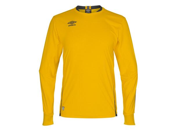 UMBRO UX Elite LS Jsy Jr Gul/Svart 128 Matchtröja lång ärm 