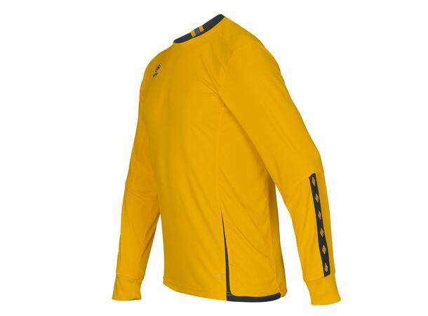 UMBRO UX Elite LS Jsy Jr Gul/Svart 128 Matchtröja lång ärm 