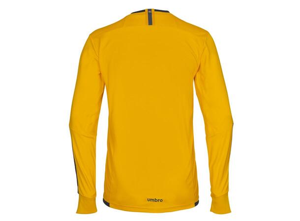 UMBRO UX Elite LS Jsy Jr Gul/Svart 128 Matchtröja lång ärm 
