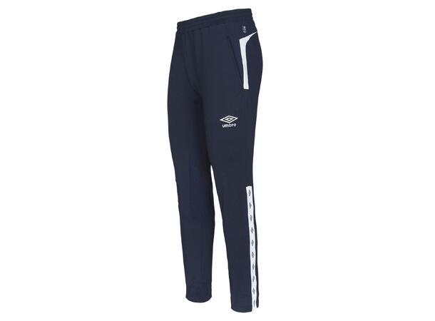 UMBRO UX Elite Pant Slim J Marin/Vit 152 Träningsbyxa junior smal passform 