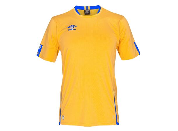 UMBRO UX Elite SS Jsy Jr Gul/Blå 128 Matchtröja kort ärm junior 