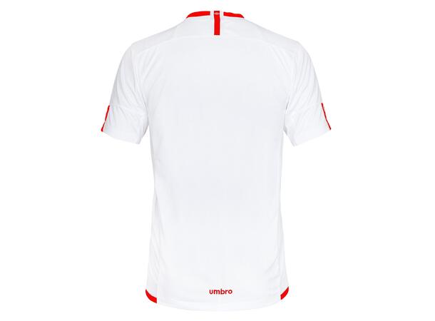 UMBRO UX Elite SS Jsy Jr Vit/Röd 128 Matchtröja kort ärm junior 
