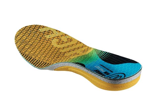 SIDAS 3FEET RUN PROTECT HIGH Gul XS Formade iläggssulor högt fotvalv 