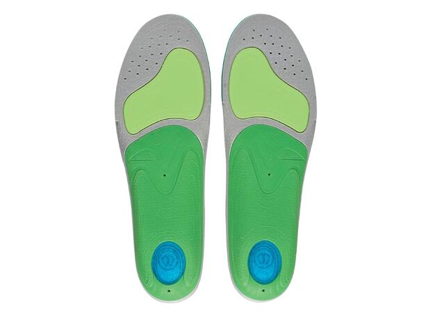 SIDAS 3FEET RUN PROTECT MID Grön XL Formade iläggssulor medelhögt fotvalv 