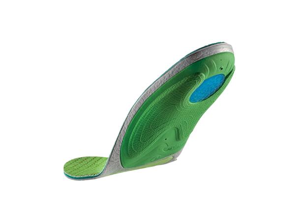 SIDAS 3FEET RUN PROTECT MID Grön XL Formade iläggssulor medelhögt fotvalv 