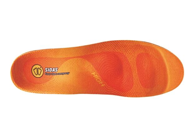 SIDAS 3FEET WINTER HIGH Orange XS Formade iläggssulor högt fotvalv 