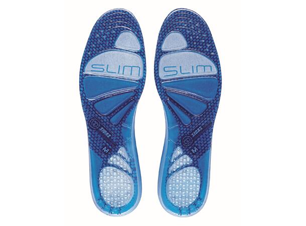 SIDAS CUSHIONING GEL SLIM Blå S Iläggssulor med gel 