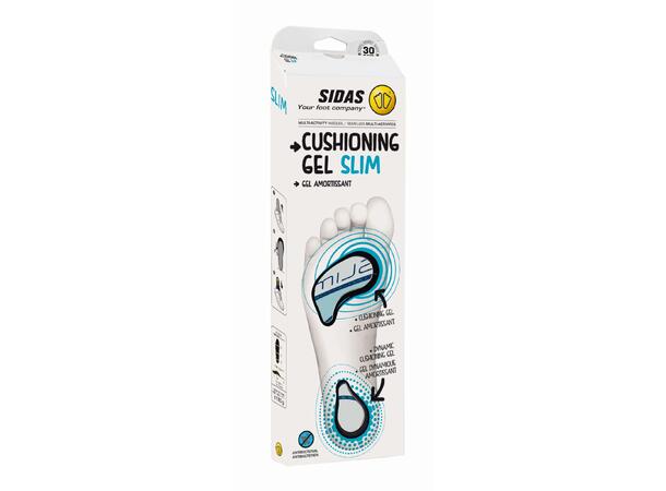 SIDAS CUSHIONING GEL SLIM Blå S Iläggssulor med gel 