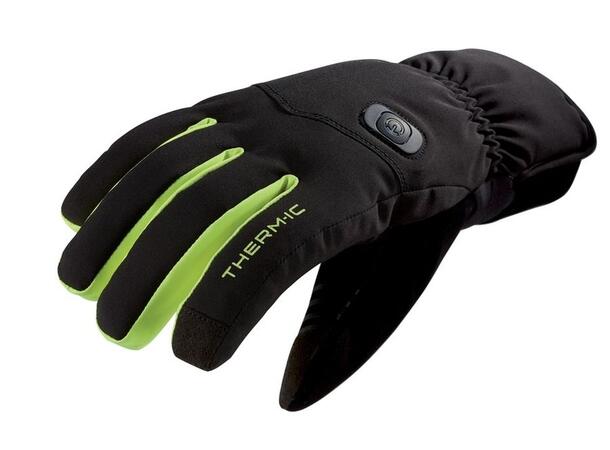 THERM-IC POWER GLOVES LIGHT+ Svart 8,5 Värmehandskar med batteri & laddkabel 