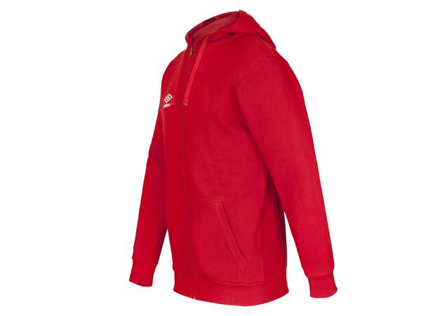 UMBRO Basic Hood Jacket Röd XL Luvtröja med dragkedja 