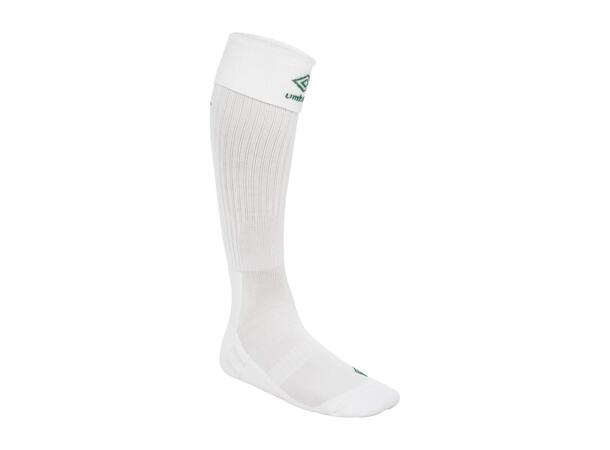 UMBRO UX Elite Fotb.Str Vit/Grön 26-29 Fotbollstrumpa elit 