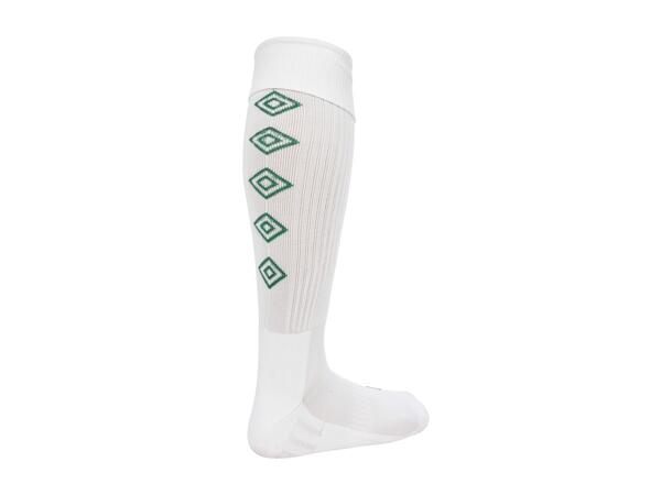 UMBRO UX Elite Fotb.Str Vit/Grön 26-29 Fotbollstrumpa elit 